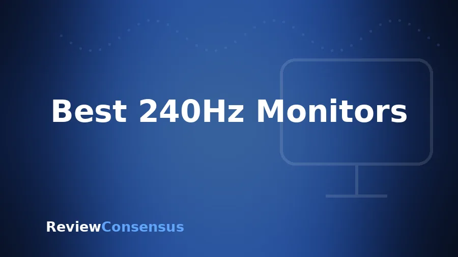 Best 240Hz Monitors in 2026