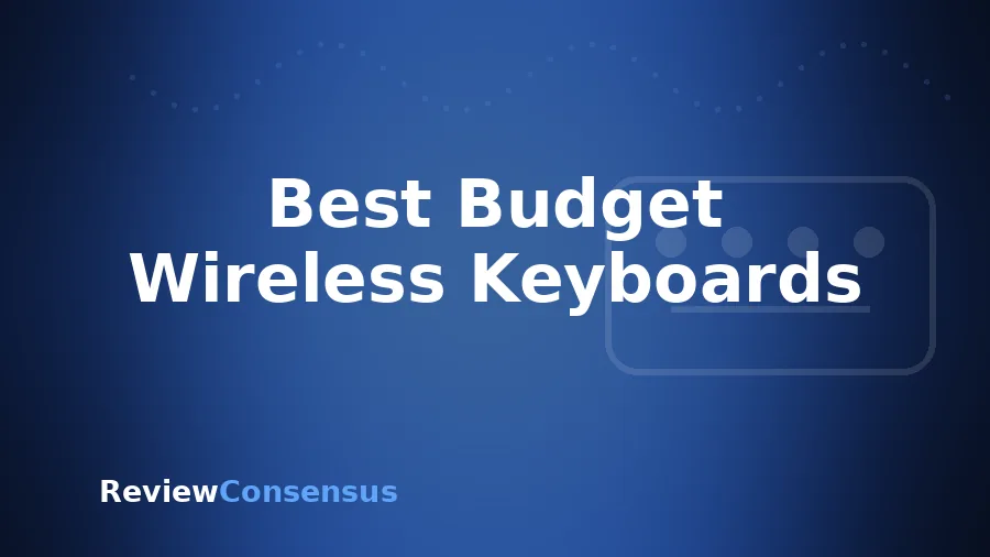 Best Budget Wireless Keyboards in 2026
