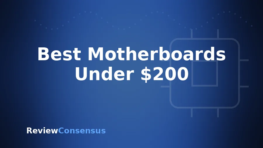 Best Motherboards Under $200 in 2026