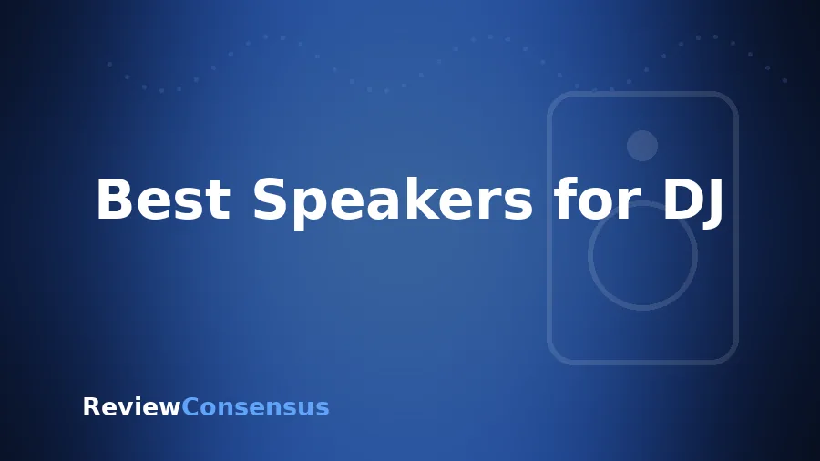 Best Speakers for DJ in 2026