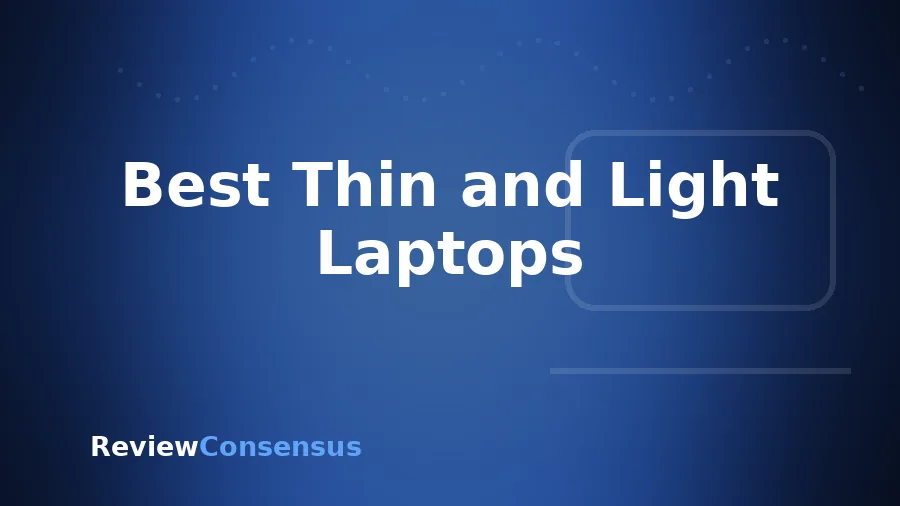 Best Thin and Light Laptops in 2026