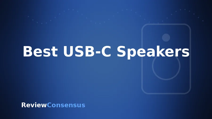 Best USB-C Speakers in 2026