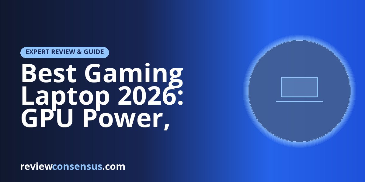 Best Gaming Laptop 2026: GPU Power, Cooling & High Refresh