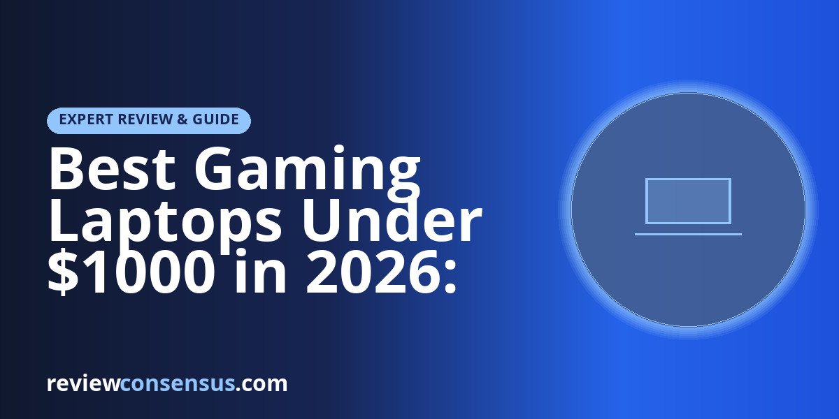 Best Gaming Laptops Under $1000 in 2026: Budget Tier Picks