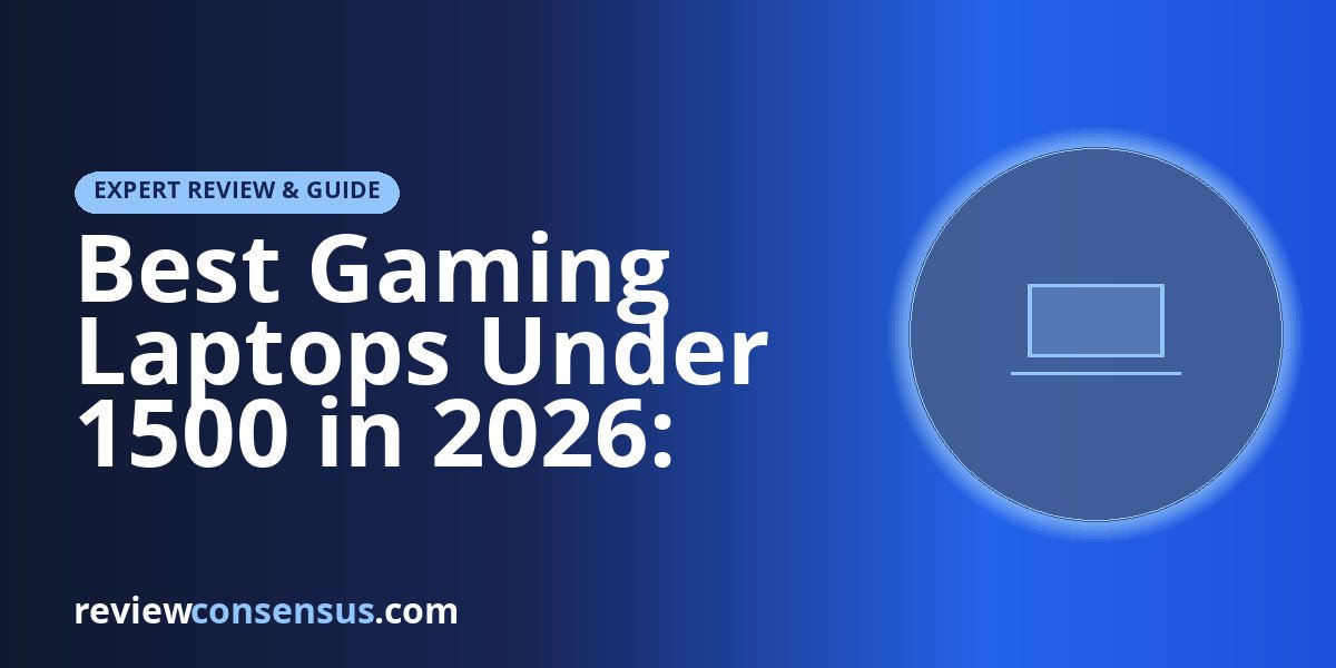 Best Gaming Laptops Under 1500 in 2026: Mid-Tier Sweet Spot
