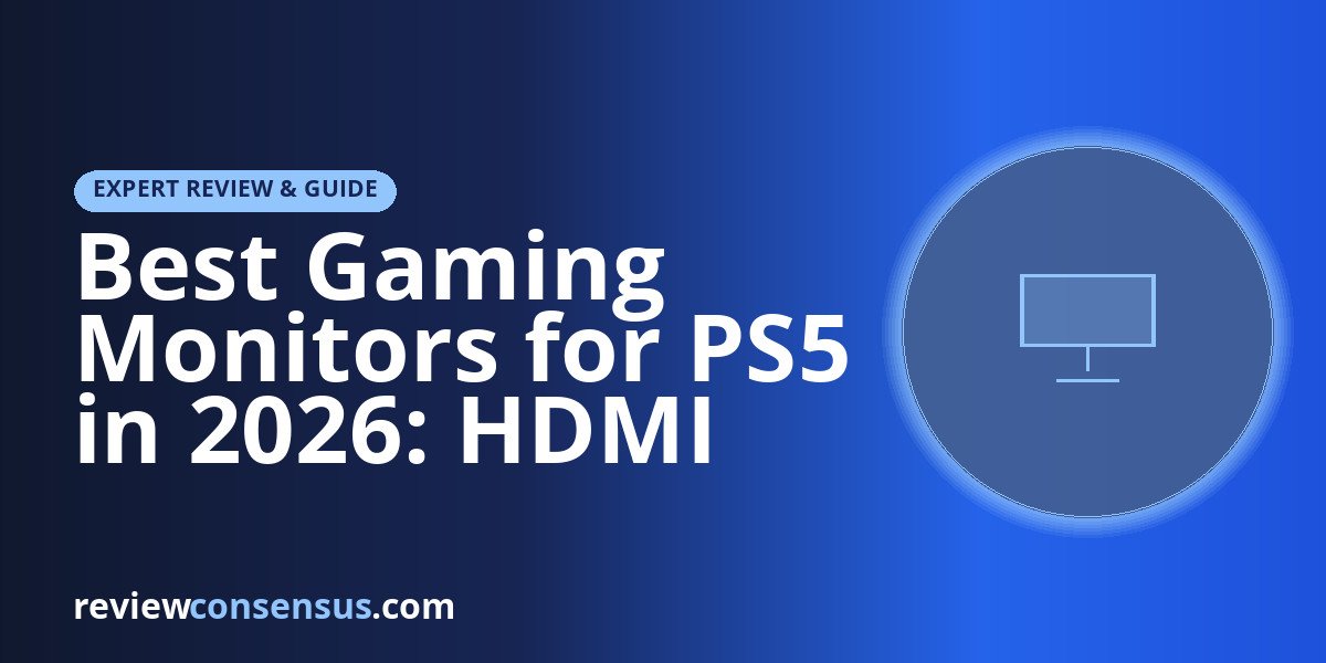 Best Gaming Monitors for PS5 in 2026: HDMI 2.1 &