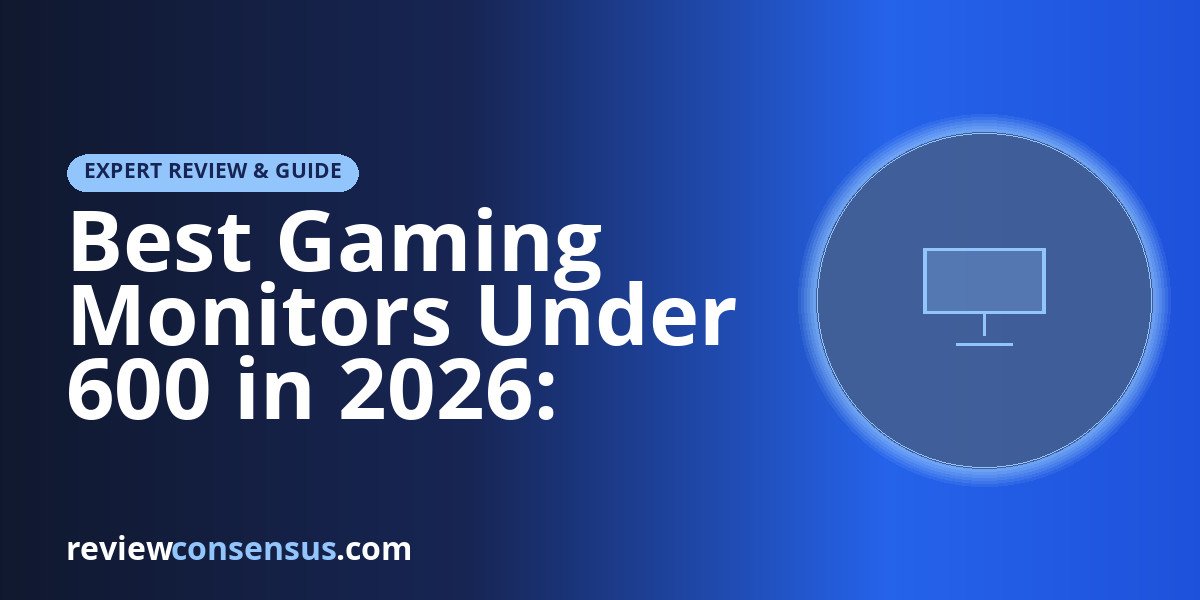 Best Gaming Monitors Under 600 in 2026: QHD, Curves &