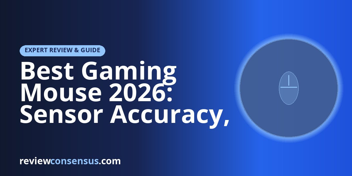 Best Gaming Mouse 2026: Sensor Accuracy, Shape & Weight