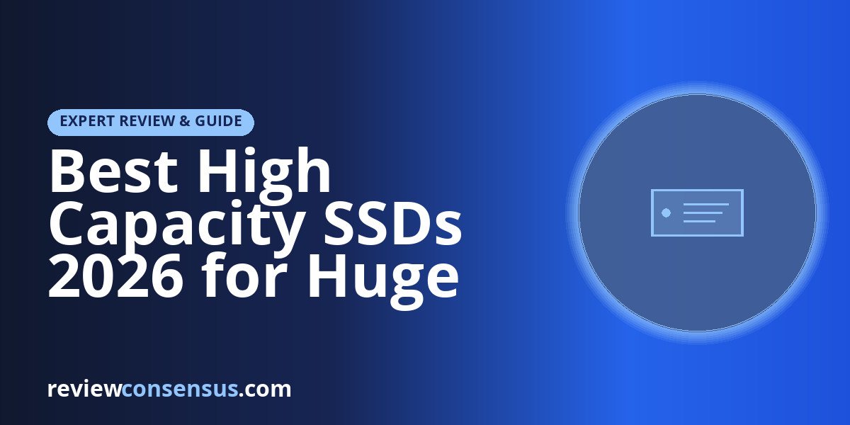 Best High Capacity SSDs 2026 for Huge Libraries and Workstations