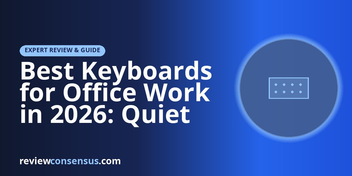 Best Keyboards for Office Work in 2026: Quiet and Ergonomic