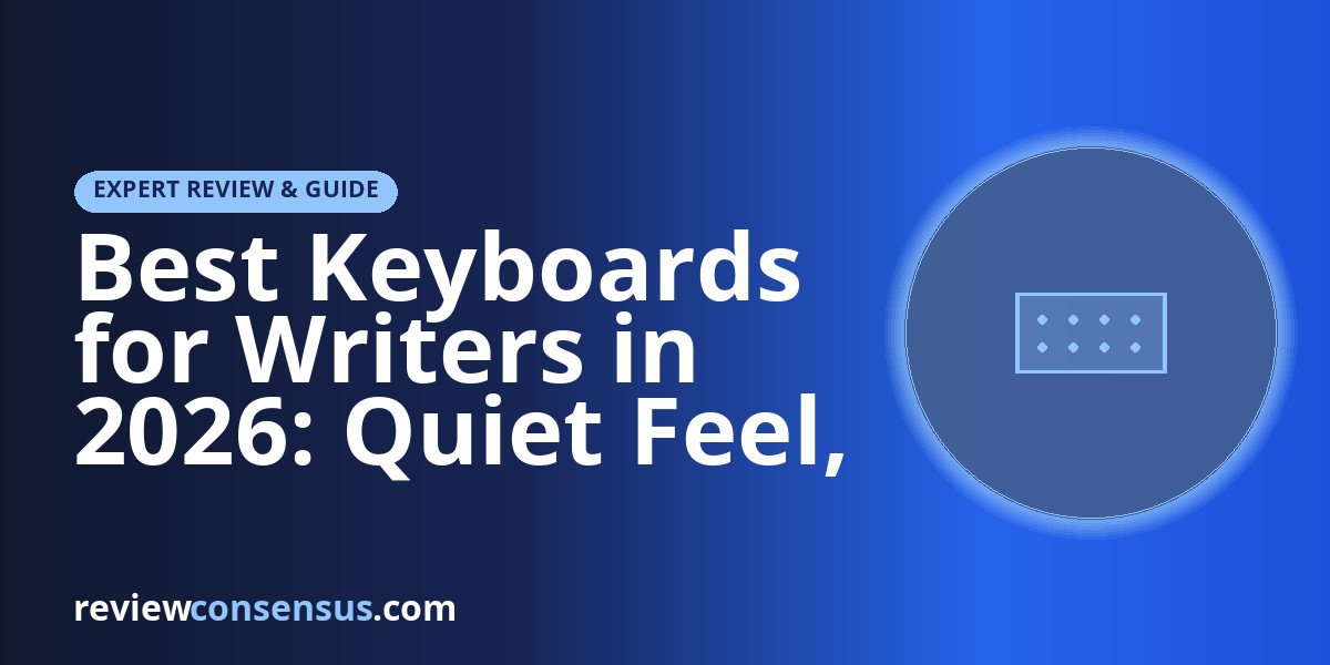 Best Keyboards for Writers in 2026: Quiet Feel, Comfort, and