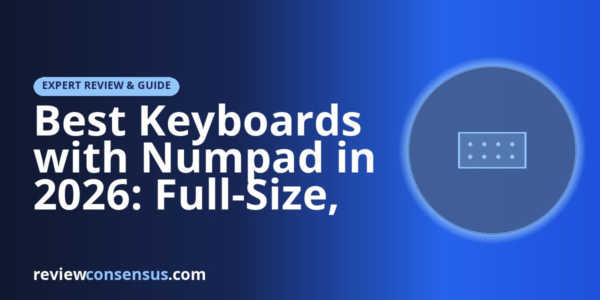 Best Keyboards with Numpad in 2026: Full-Size, 96%, and Standalone