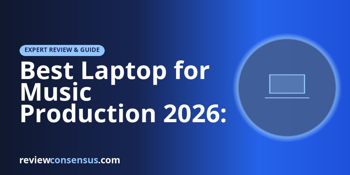 Best Laptop for Music Production 2026: Stable CPU, RAM &