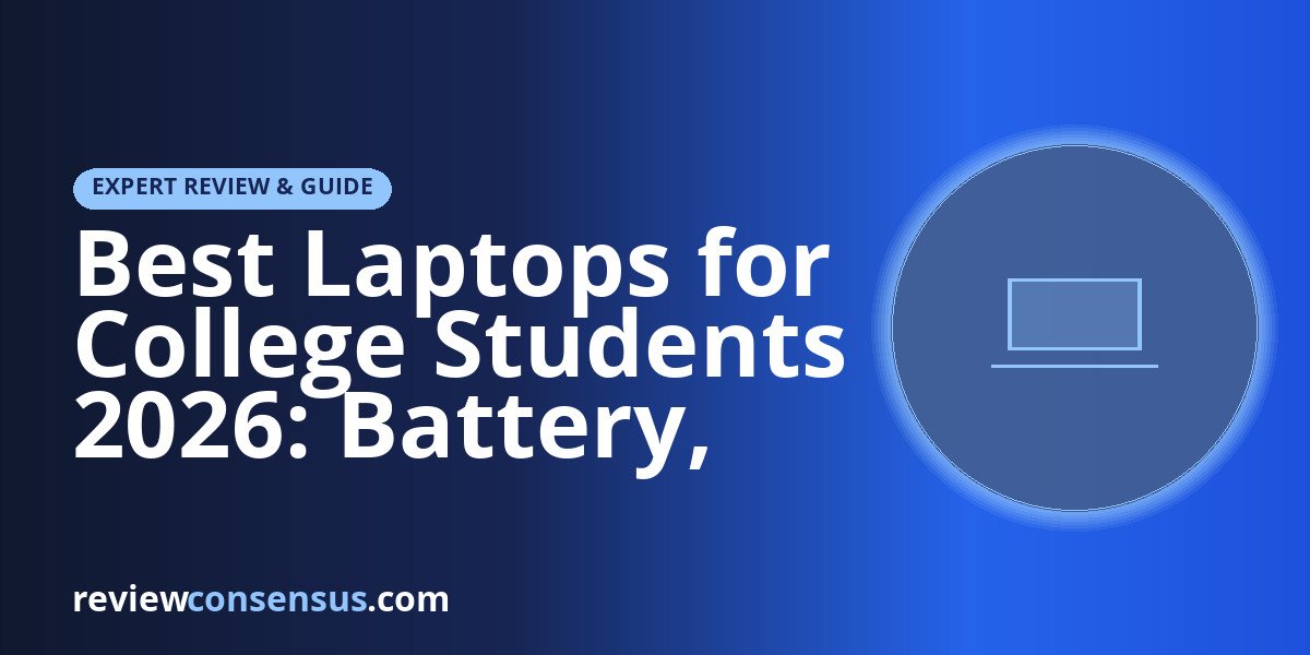 Best Laptops for College Students 2026: Battery, Weight, Campus Durability
