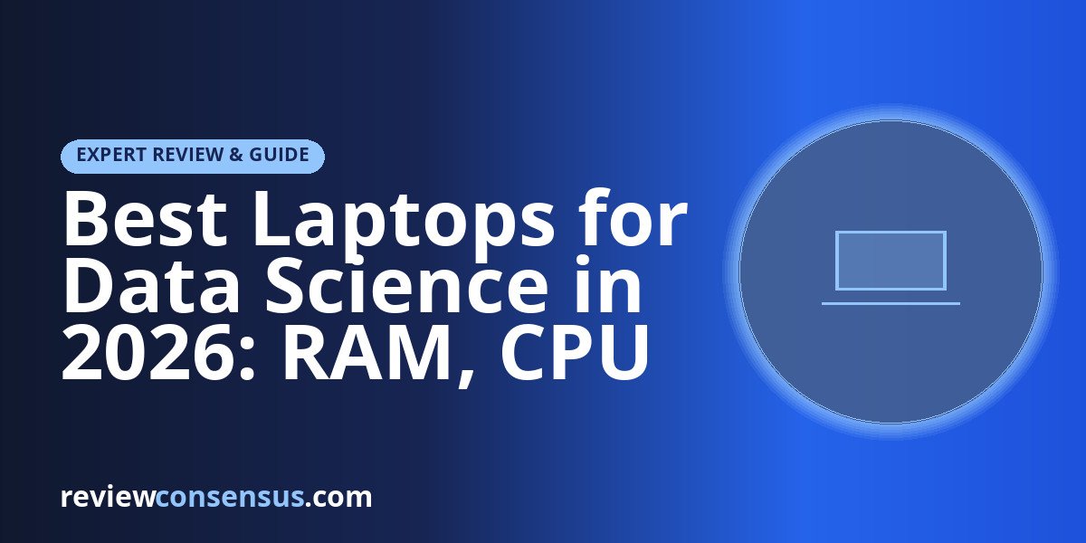 Best Laptops for Data Science in 2026: RAM, CPU &