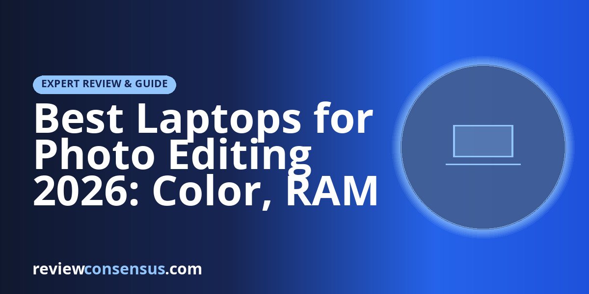 Best Laptops for Photo Editing 2026: Color, RAM & Storage