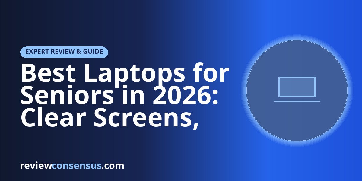 Best Laptops for Seniors in 2026: Clear Screens, Simple Daily