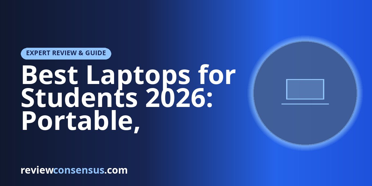 Best Laptops for Students 2026: Portable, Battery-Ready, Value Picks