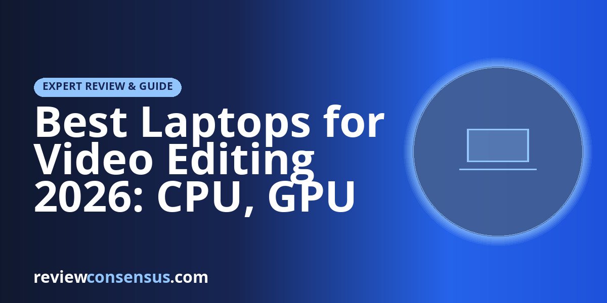 Best Laptops for Video Editing 2026: CPU, GPU & Timeline