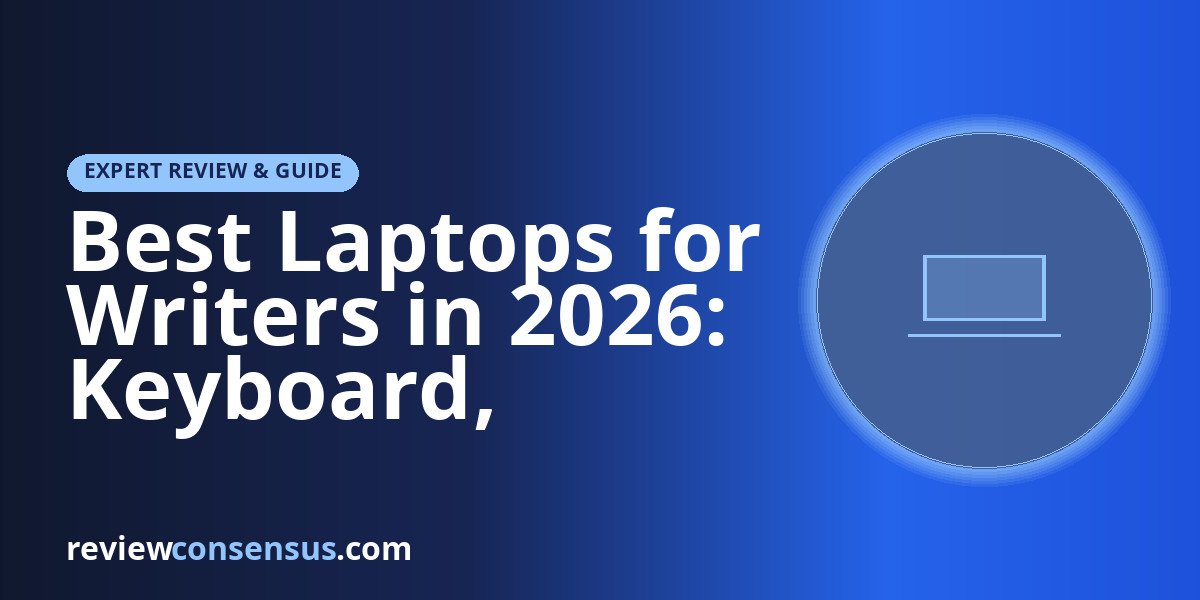 Best Laptops for Writers in 2026: Keyboard, Battery, Focus