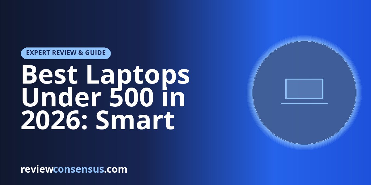 Best Laptops Under 500 in 2026: Smart Everyday Picks
