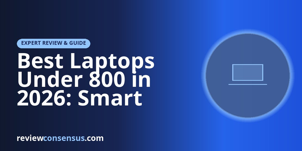Best Laptops Under 800 in 2026: Smart Everyday Picks