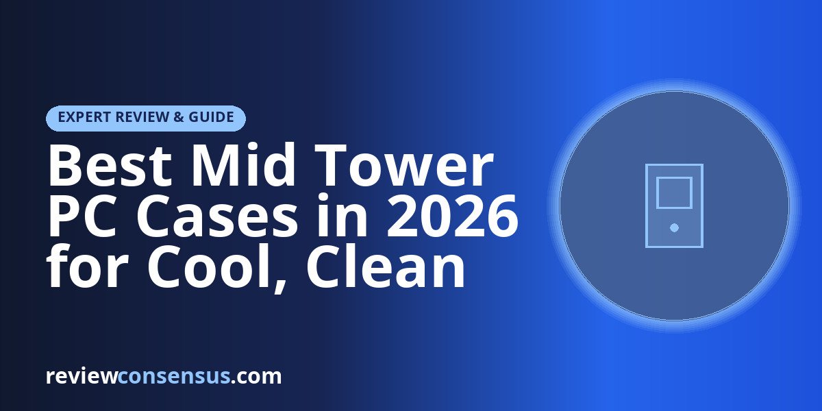 Best Mid Tower PC Cases in 2026 for Cool, Clean
