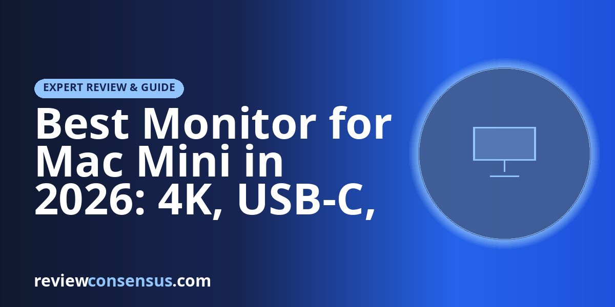Best Monitor for Mac Mini in 2026: 4K, USB-C, and