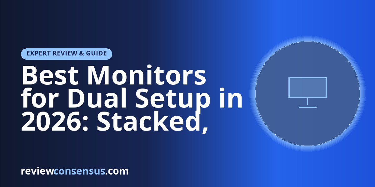 Best Monitors for Dual Setup in 2026: Stacked, Portable &