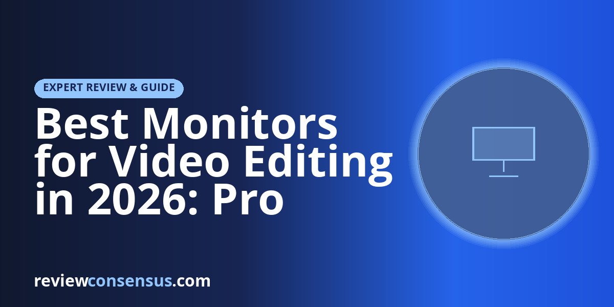 Best Monitors for Video Editing in 2026: Pro Color Picks