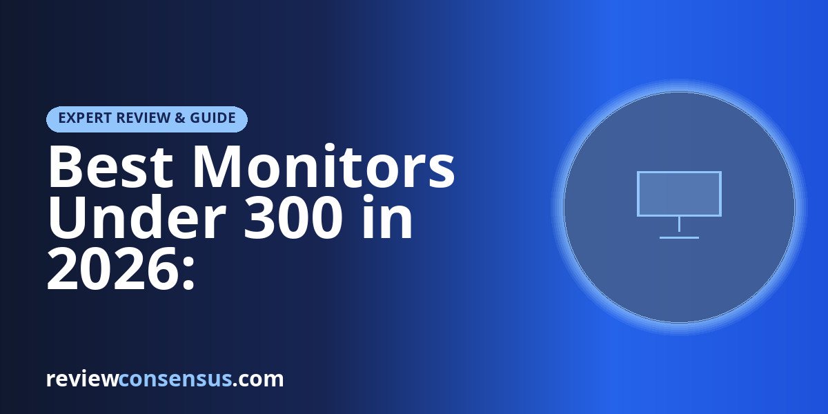 Best Monitors Under 300 in 2026: High-Refresh Picks for Every
