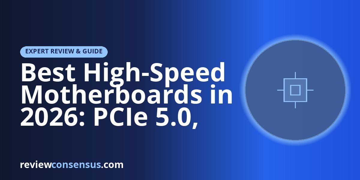 Best High-Speed Motherboards in 2026: PCIe 5.0, WiFi 7, USB4