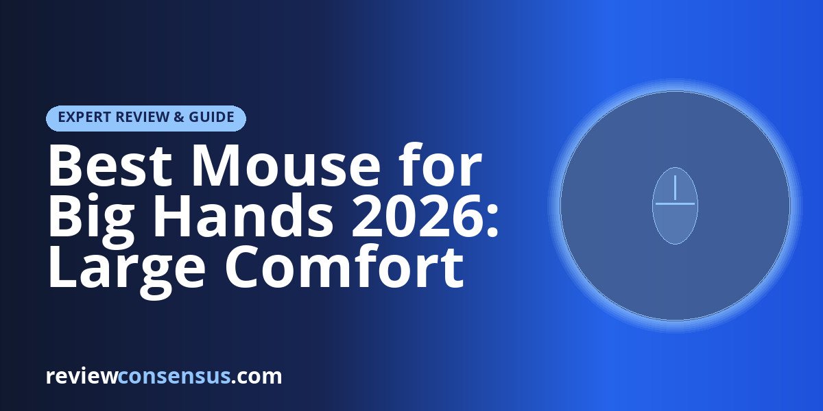 Best Mouse for Big Hands 2026: Large Comfort Picks