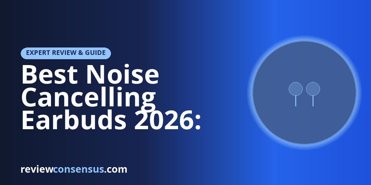 Best Noise Cancelling Earbuds 2026: Expert ANC Picks