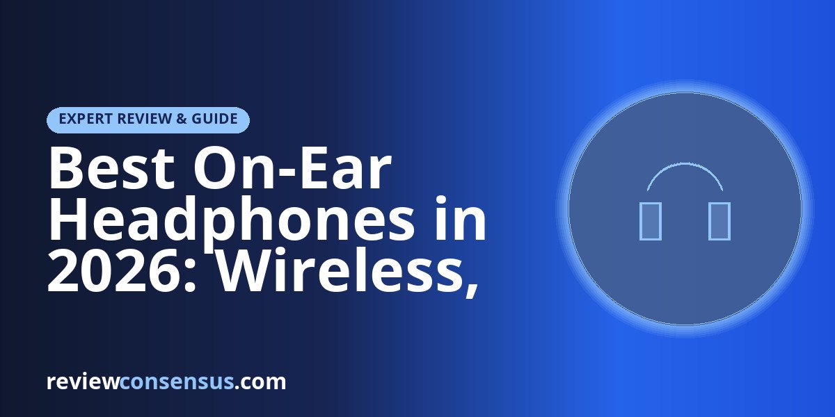 Best On-Ear Headphones in 2026: Wireless, Wired, and ANC Picks