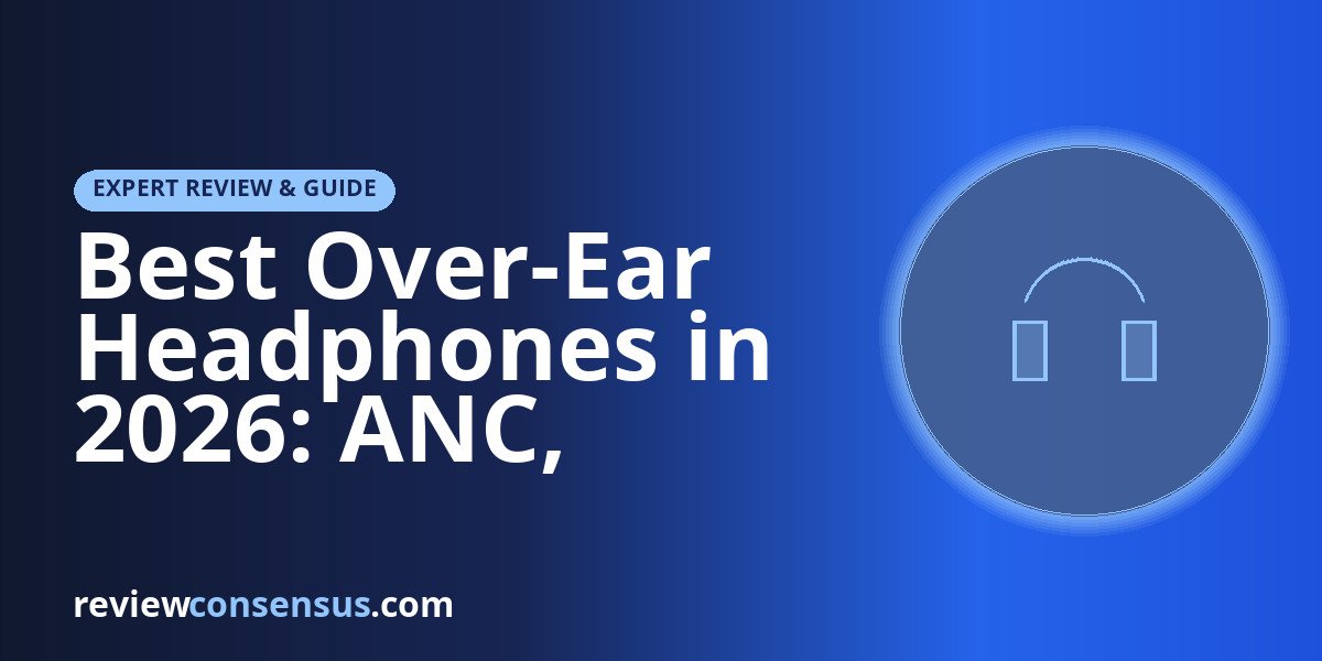Best Over-Ear Headphones in 2026: ANC, Wireless, and Premium Picks