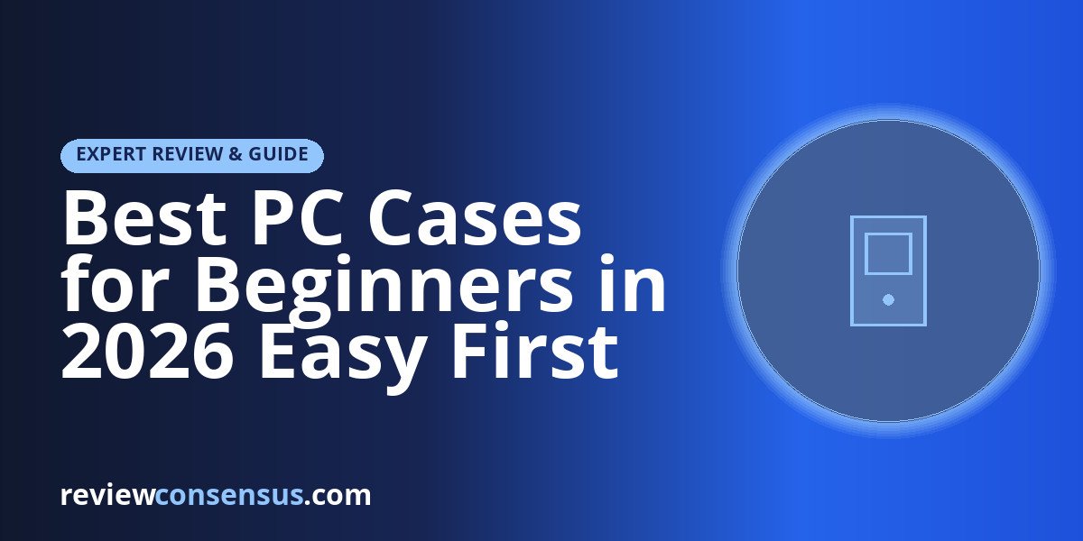 Best PC Cases for Beginners in 2026 Easy First Builds