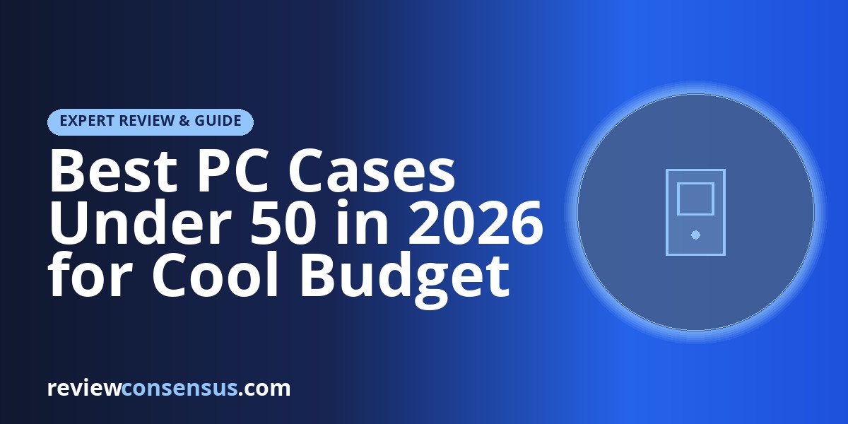 Best PC Cases Under 50 in 2026 for Cool Budget