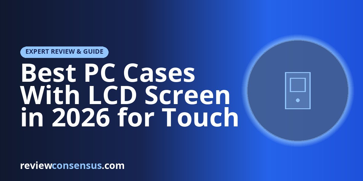 Best PC Cases With LCD Screen in 2026 for Touch