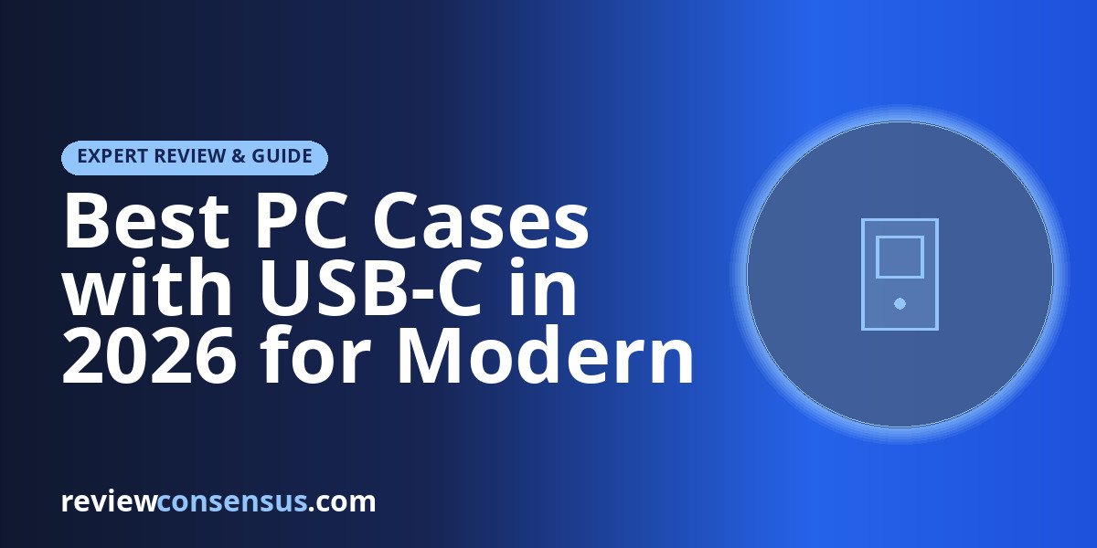 Best PC Cases with USB-C in 2026 for Modern Front