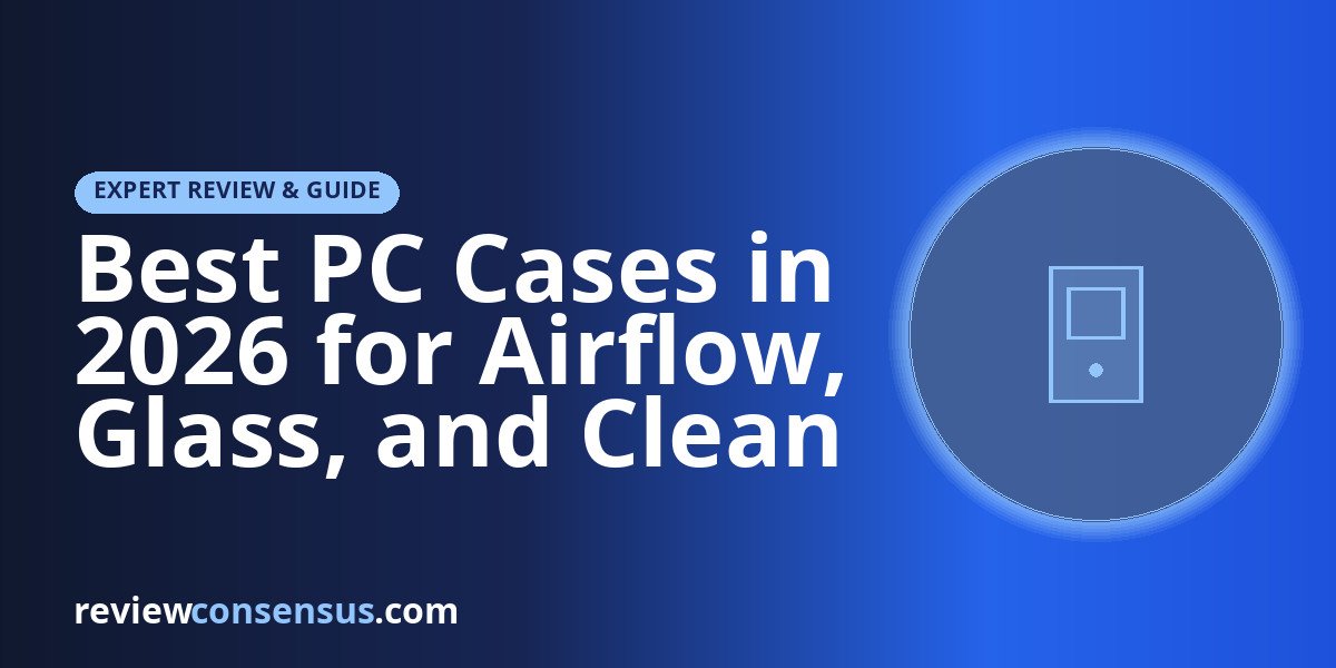 Best PC Cases in 2026 for Airflow, Glass, and Clean