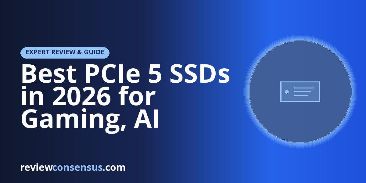 Best PCIe 5 SSDs in 2026 for Gaming, AI Workloads,
