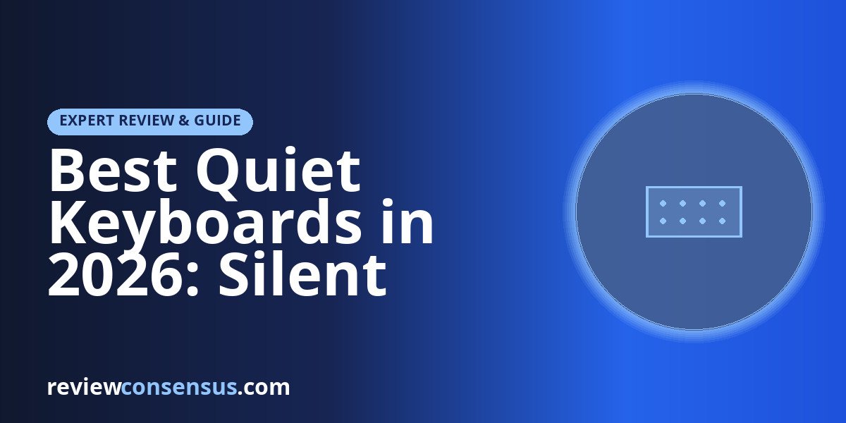 Best Quiet Keyboards in 2026: Silent Office and Gaming Boards