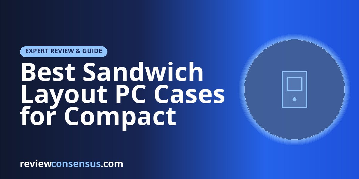 Best Sandwich Layout PC Cases for Compact Mini-ITX Builds in