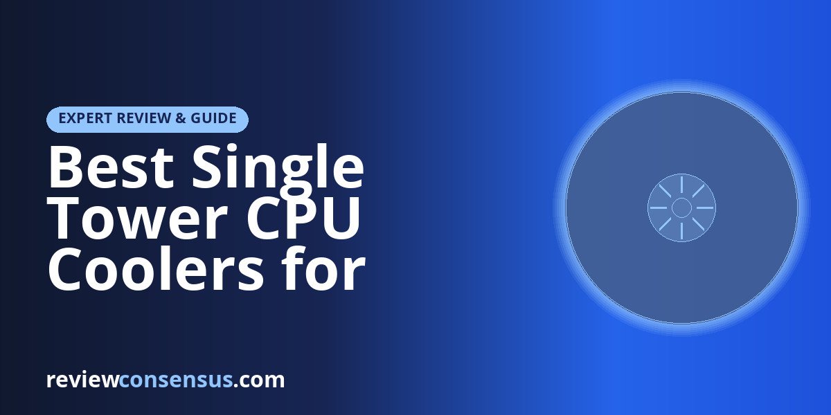 Best Single Tower CPU Coolers for Desktop Builds in 2026