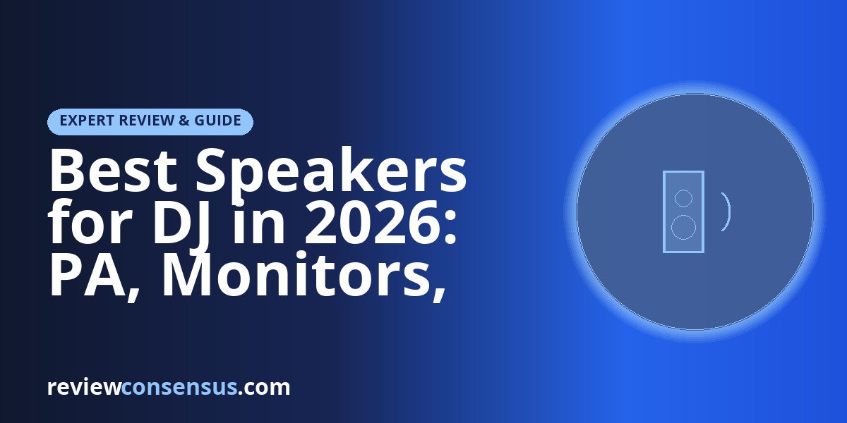 Best Speakers for DJ in 2026: PA, Monitors, and Portable