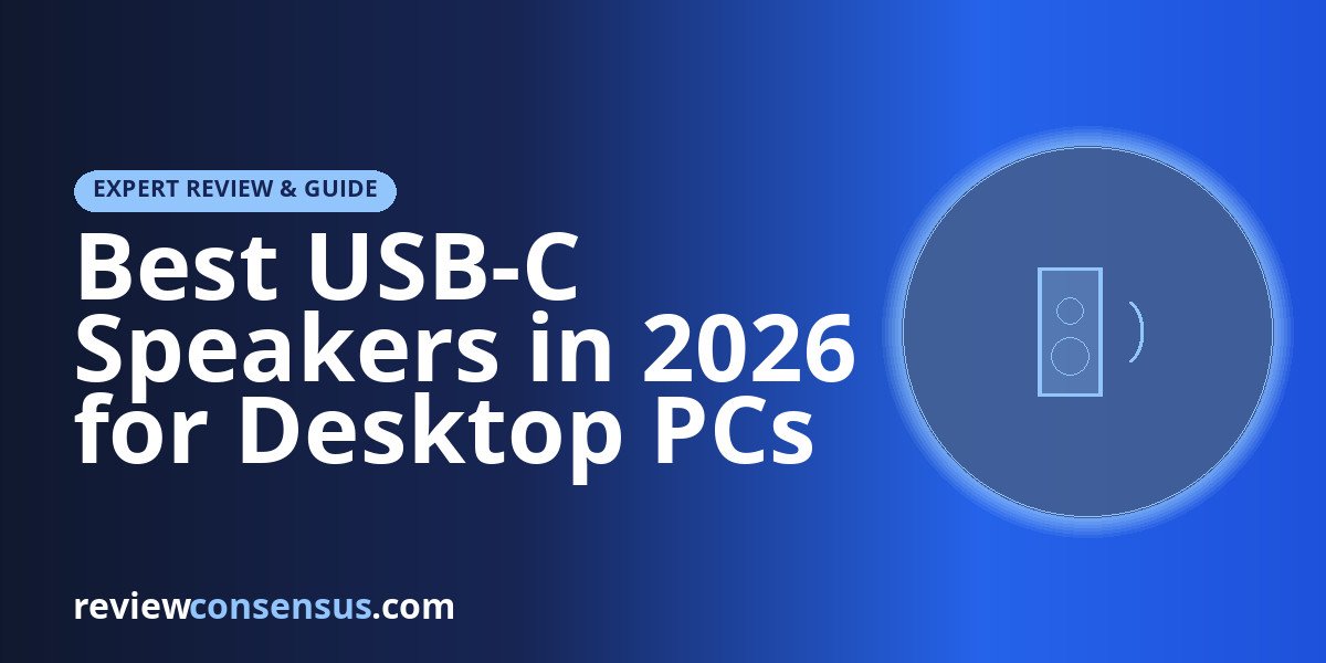 Best USB-C Speakers in 2026 for Desktop PCs and Laptops