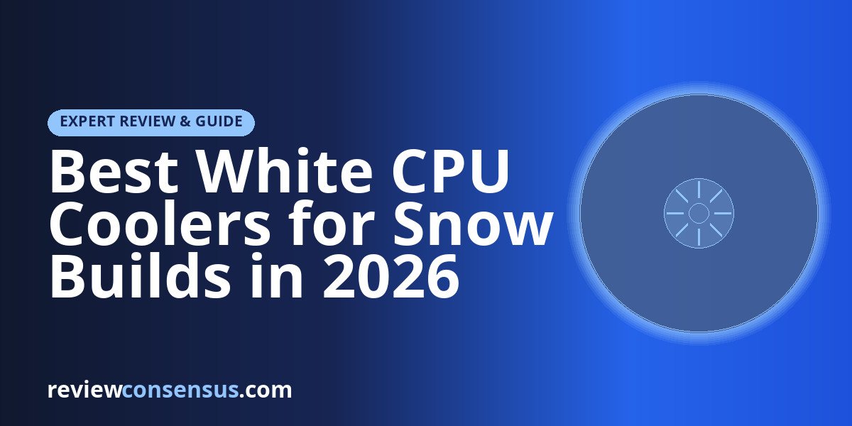 Best White CPU Coolers for Snow Builds in 2026