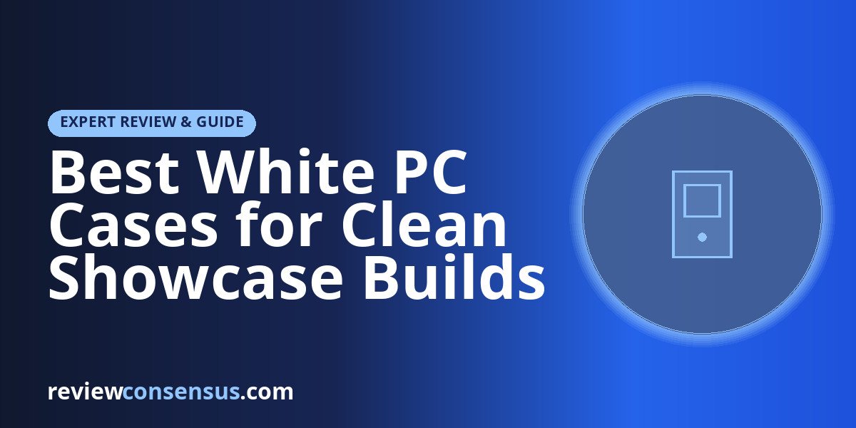 Best White PC Cases for Clean Showcase Builds in 2026