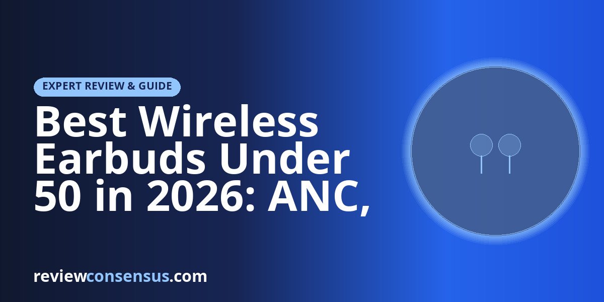 Best Wireless Earbuds Under 50 in 2026: ANC, Sport, and